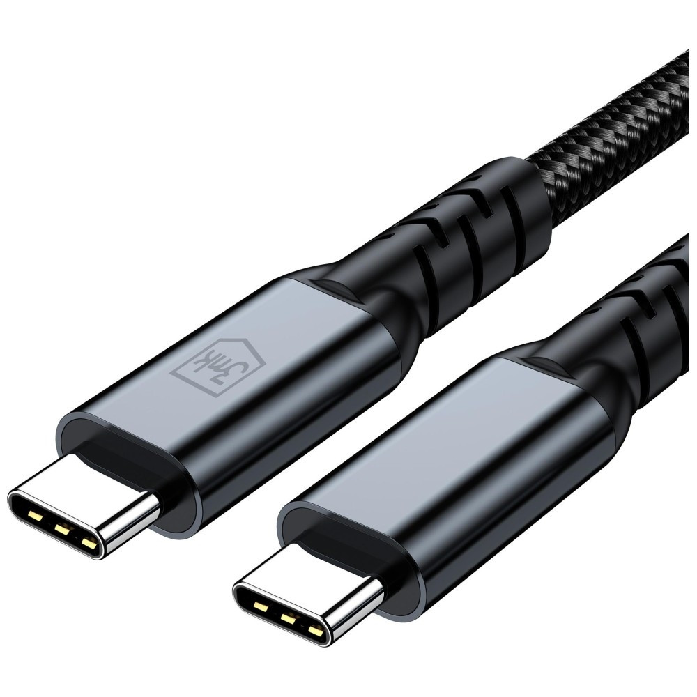 Kabel 3MK Hyper Cable N-SERIES USB-C / USB-C Thunderbolt 4 2m 48V / 5A 240W czarny