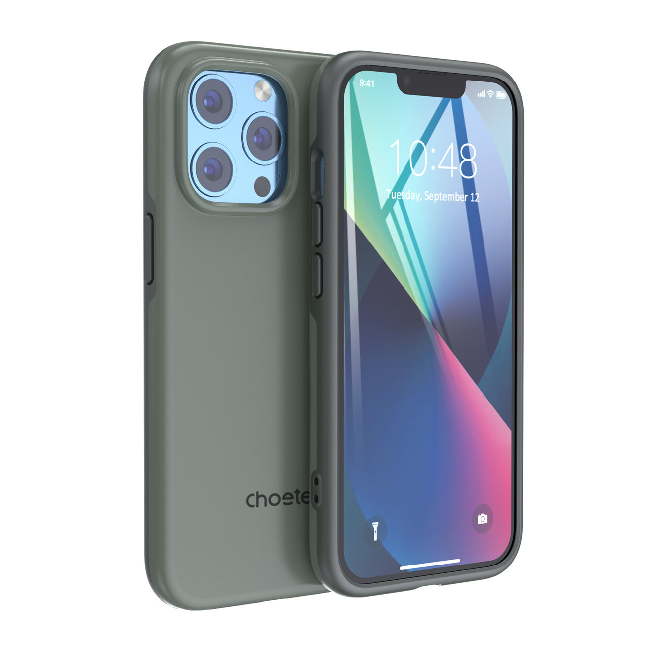 Choetech PC0114-MFM-GN MFM Anti-drop Apple iPhone 13 Pro Max green