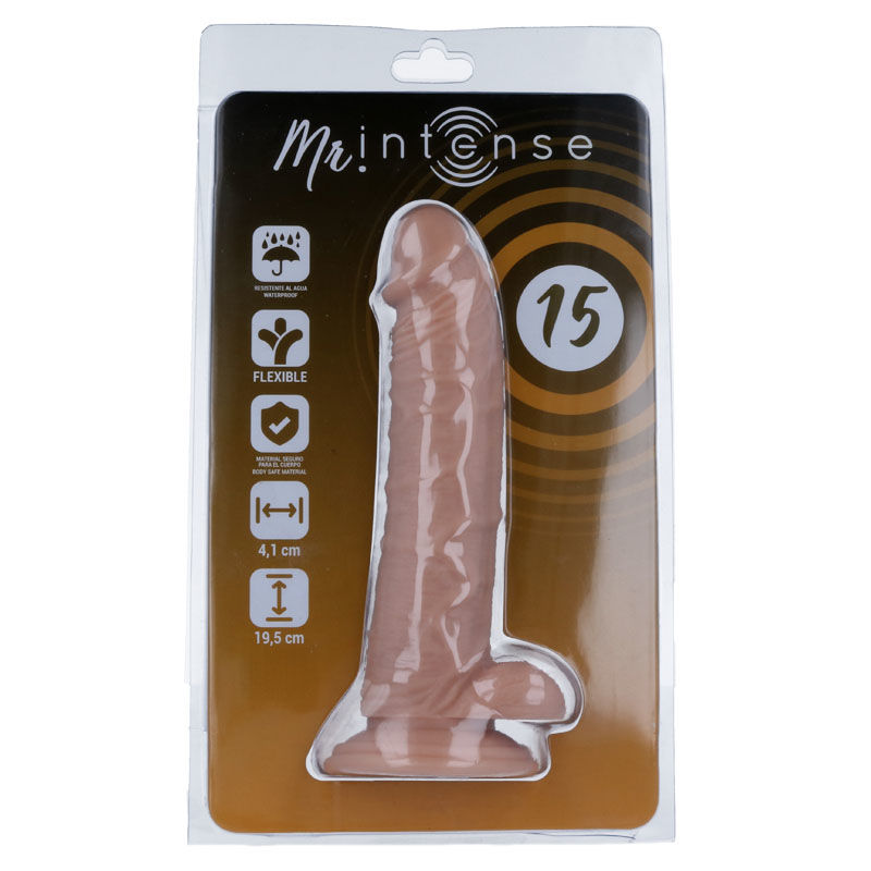 MR INTENSE - 15 REALISTIC COCK  19.5 -O- 4.1CM