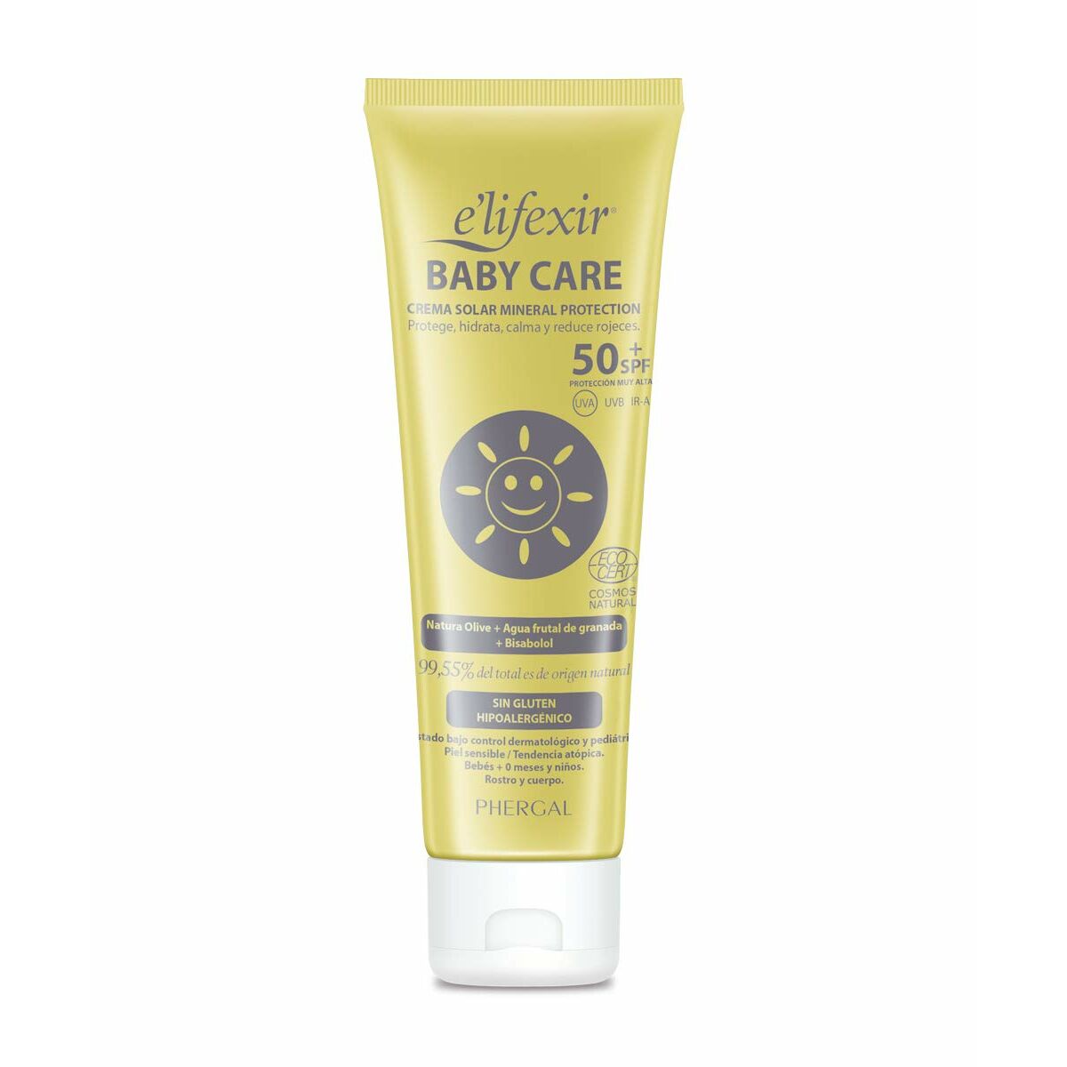 Krem Przeciwsłoneczny do Twarzy Elifexir Mineral Protection 100 ml SPF 50+