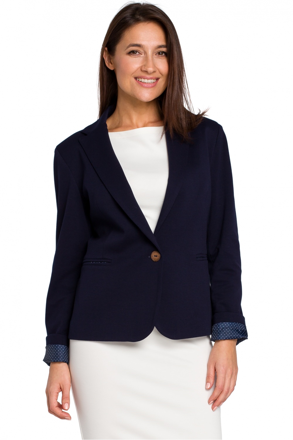  Jacket model 130424 Stylove  navy blue
