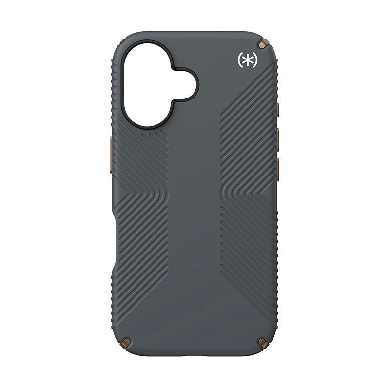 Case Speck Presidio2 Grip Apple iPhone 16 (Charcoal Grey / Cool Bronze / White)
