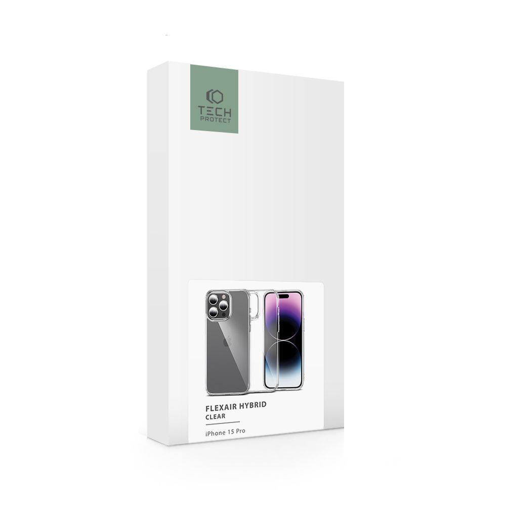 Tech-protect Flexair Hybrid Apple iPhone 15 Pro Clear