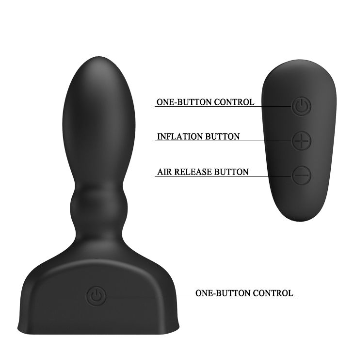 PRETTY LOVE BOTTOM MARRIEL VIBRATING AND INFLATABLE PROSTATE ESTIMULATOR