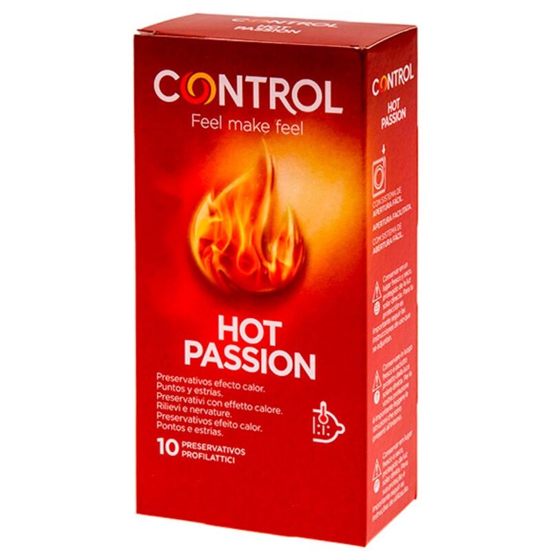 CONTROL - HOT PASSION WARMING EFFECT 10 UNITS