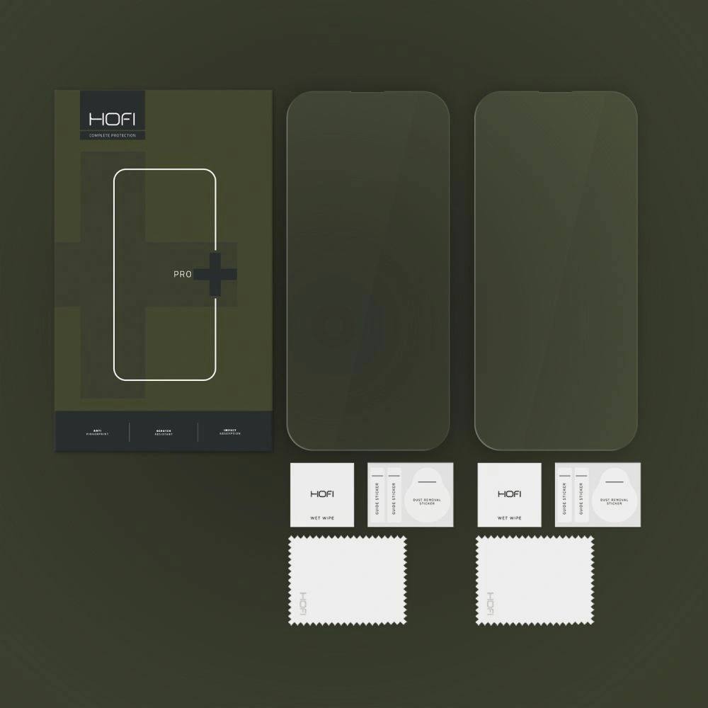 Tempered glass Hofi Glass Pro+ Apple iPhone 16 Clear [2 PACK]