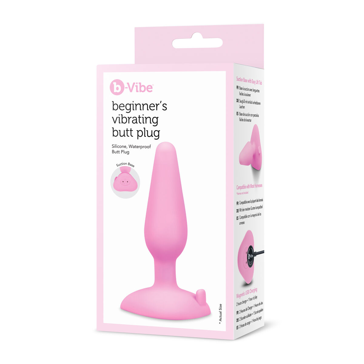 Vibrating Butt Plug B-Vibe Pink Vibrating Butt Plug B-Vibe Pink