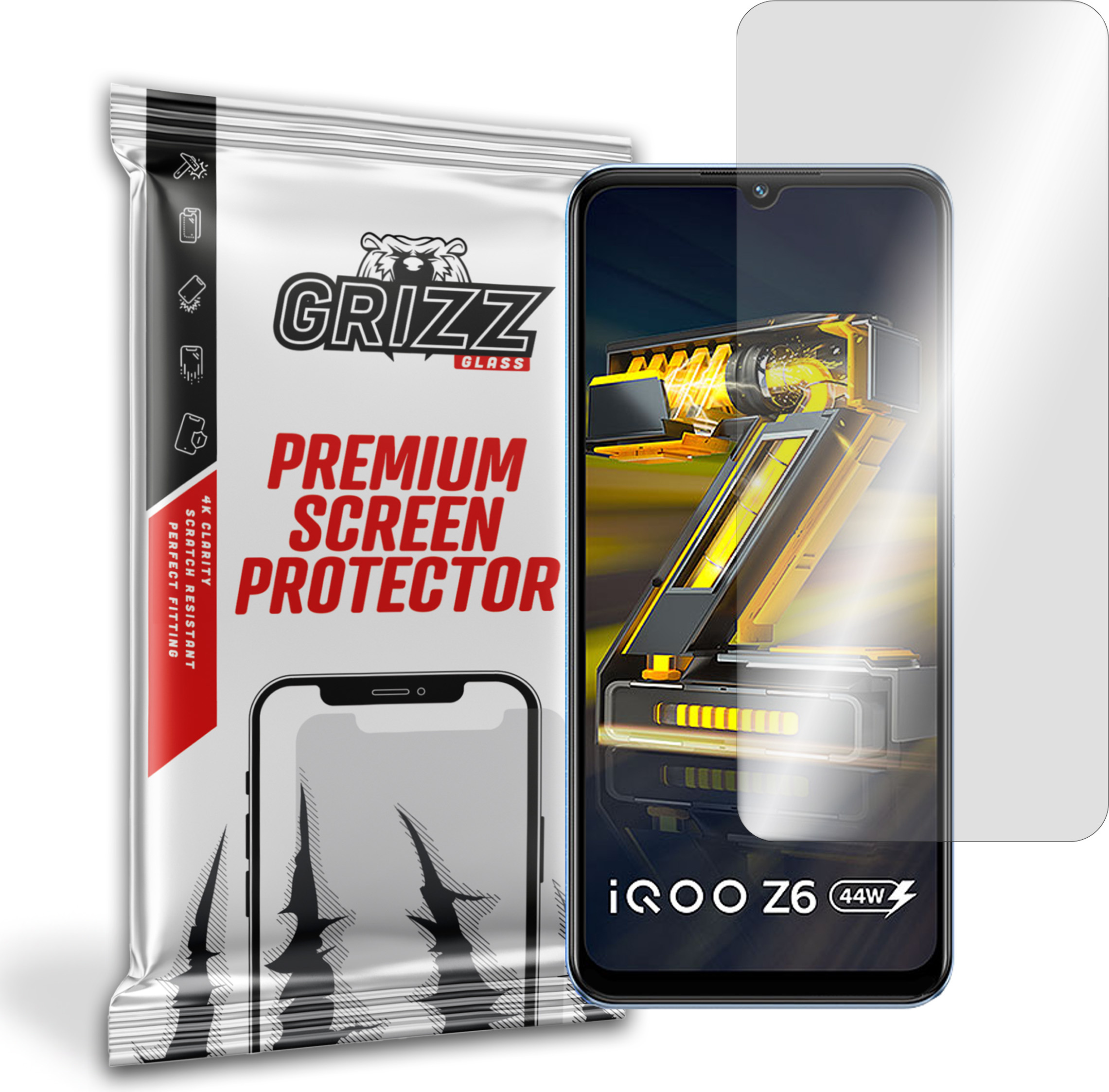 GrizzGlass Hydrofilm vivo iQOO Z6 44W