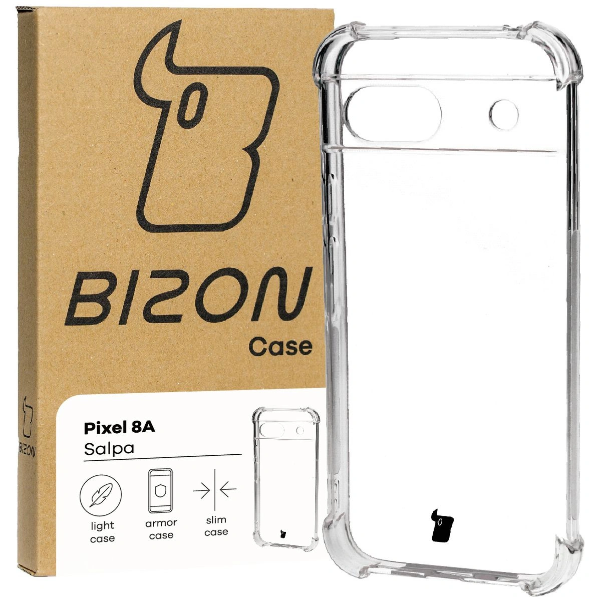 Bizon Case Salpa Pixel 8A clear