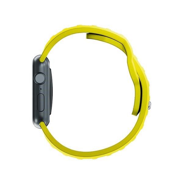 3MK Silicone Watch Strap Apple Watch 4/5/6/7/8/9/SE/Ultra 42/44/45/49mm yellow