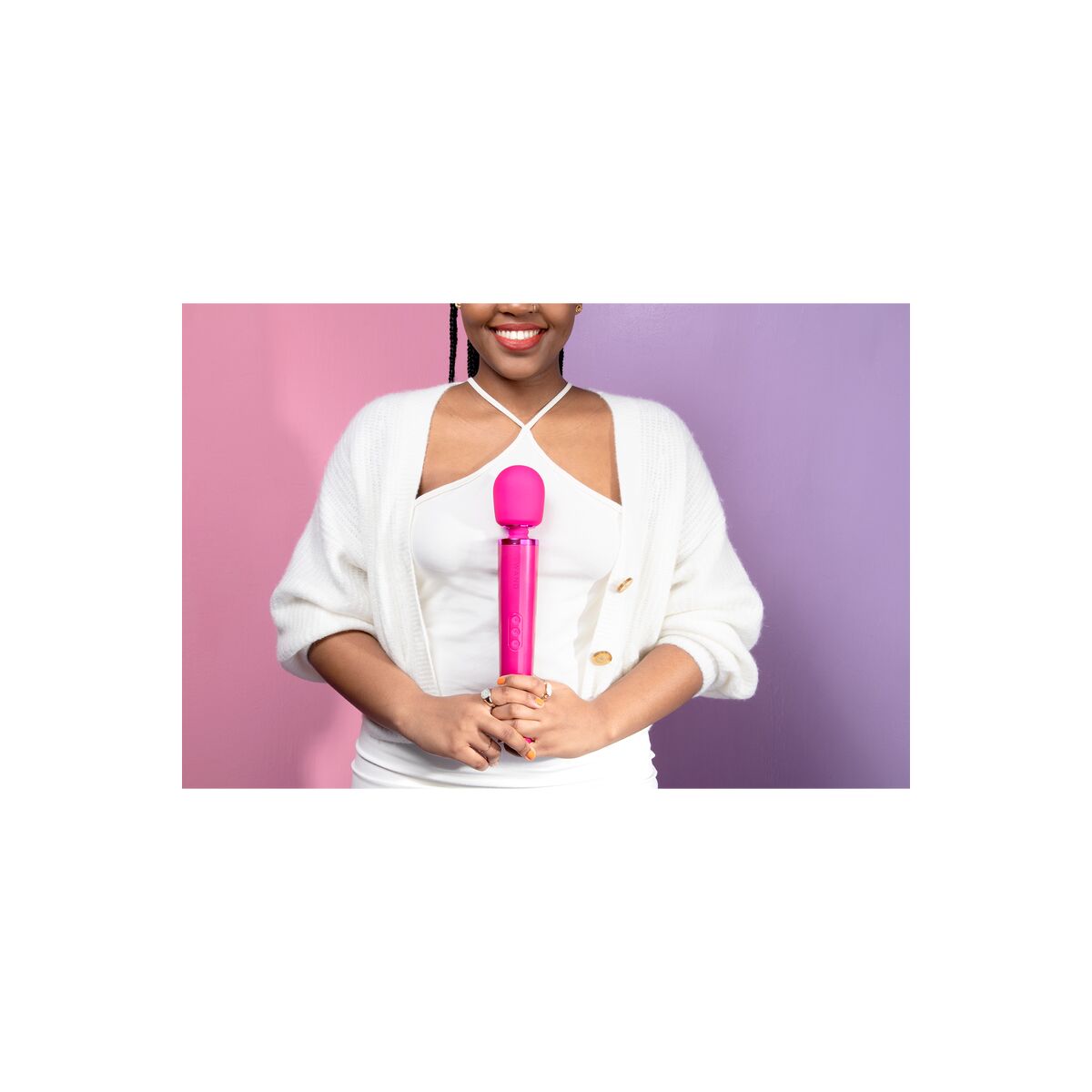 PalmPower-Recharge Wand Massager Le Wand Magenta Pink PalmPower-Recharge Wand Massager Le Wand Magenta Pink
