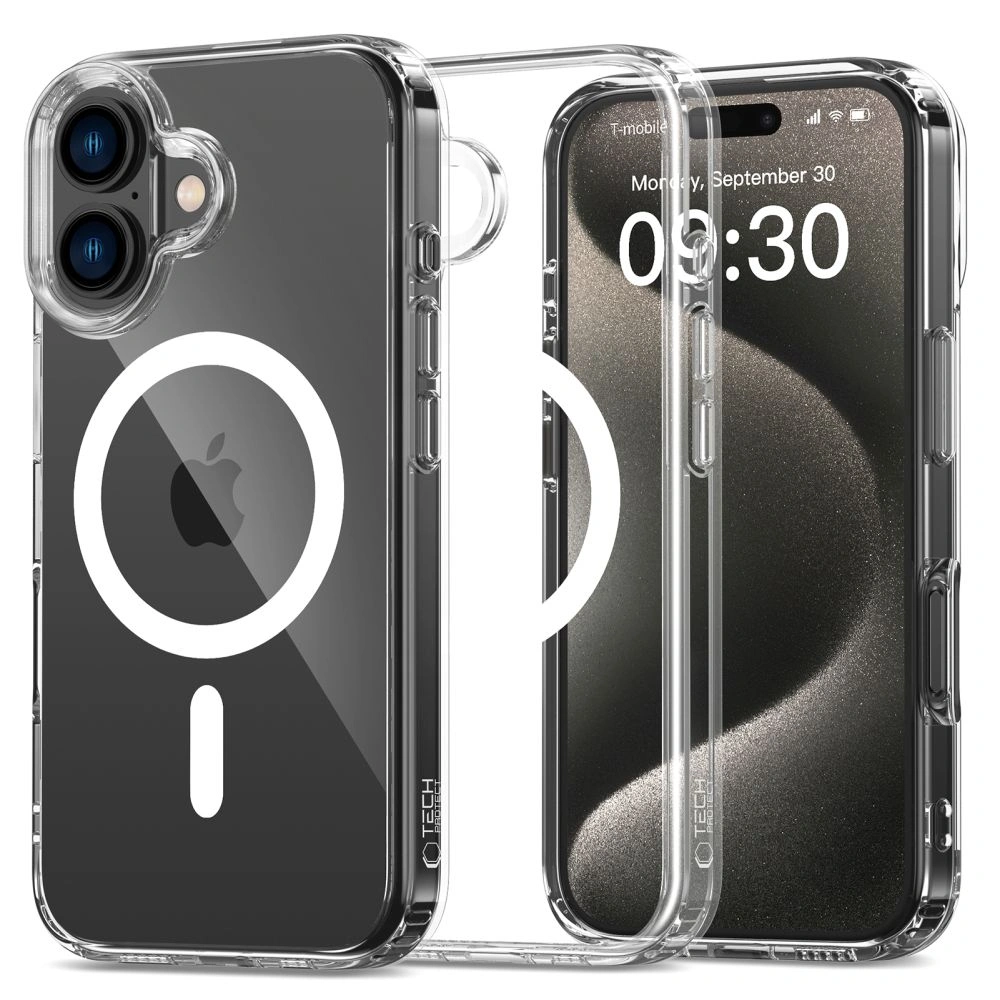 Tech-protect Flexair Hybrid MagSafe Case for Apple iPhone 16 Clear