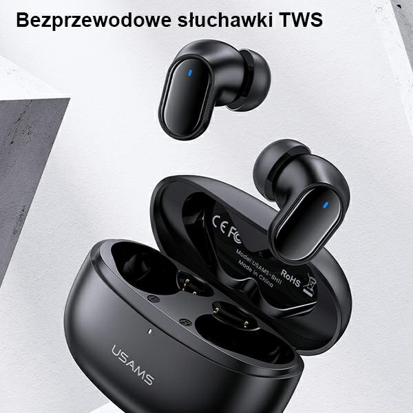 USAMS BH series TWS Earphones Bluetooth 5.1 red BHUBH03