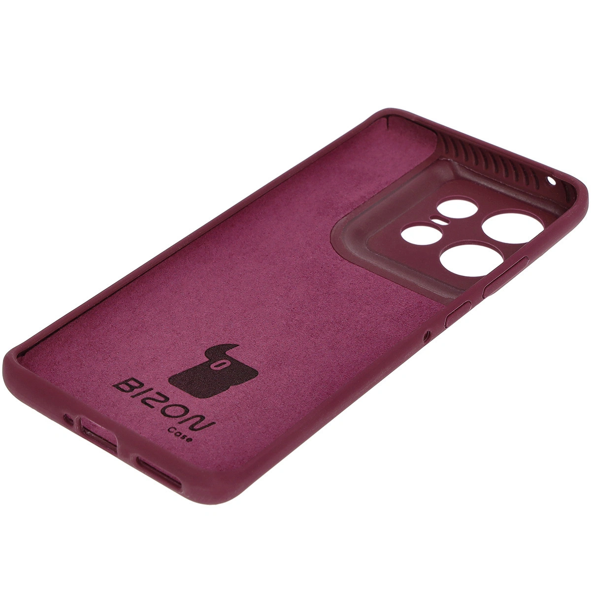 Bizon Soft Case Motorola Edge 50 Pro dark purple