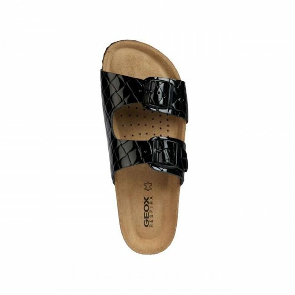 Women's Flip Flops Geox Brionia Black Multicolour Women's Flip Flops Geox Brionia Black Multicolour