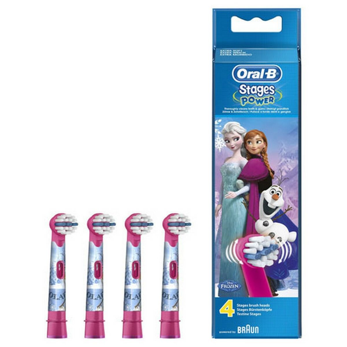 Replacement Head Oral-B Frozen Purple