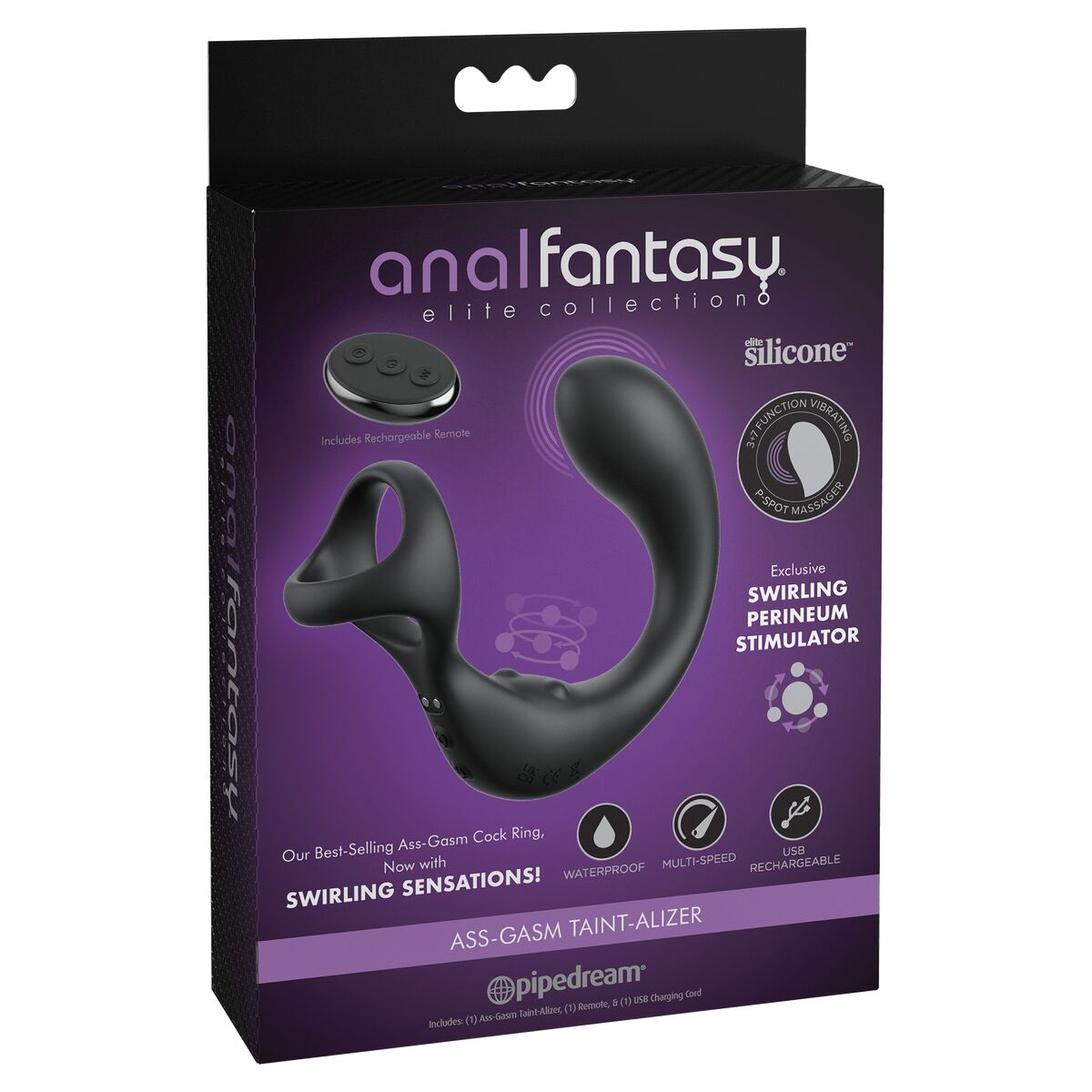 Anal Vibrator Pipedream Anal Fantasy Elite Black