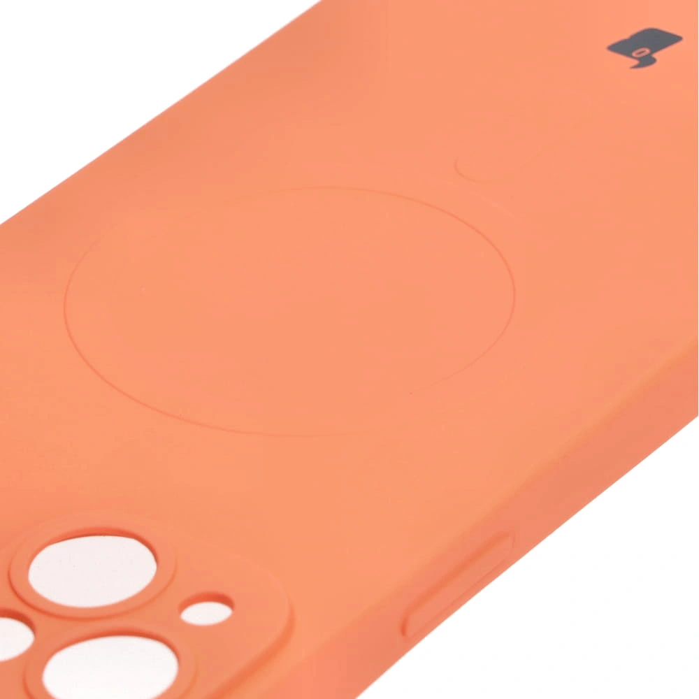Bizon Case Silicone Magnetic Apple iPhone 14 Plus carrot