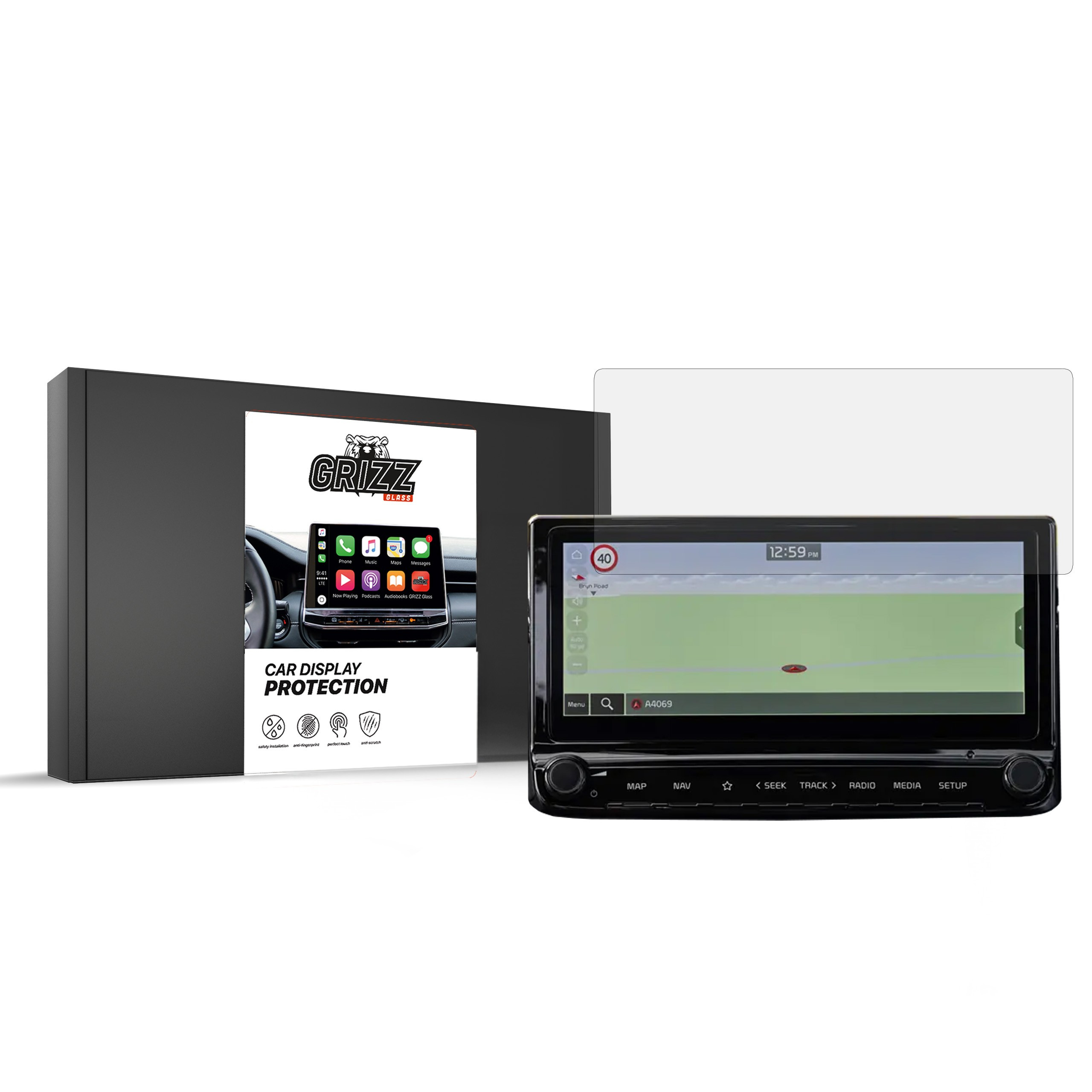 GrizzGlass CarDisplay Protection Peugeot 2008 GT