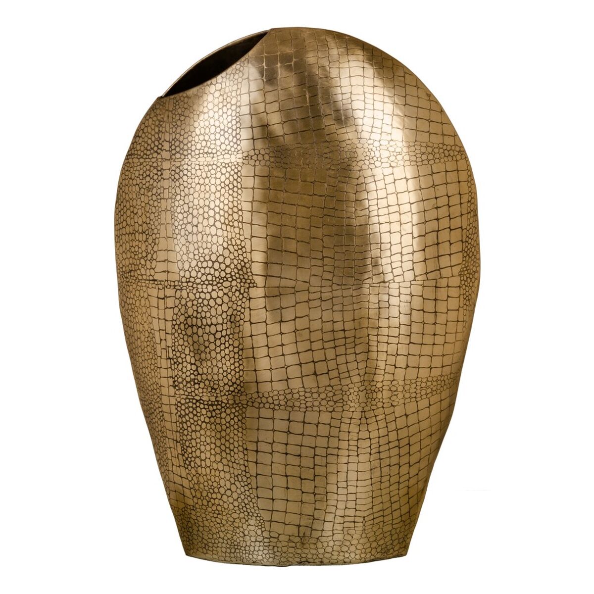 Vase 37 x 15 x 55 cm Gold Metall