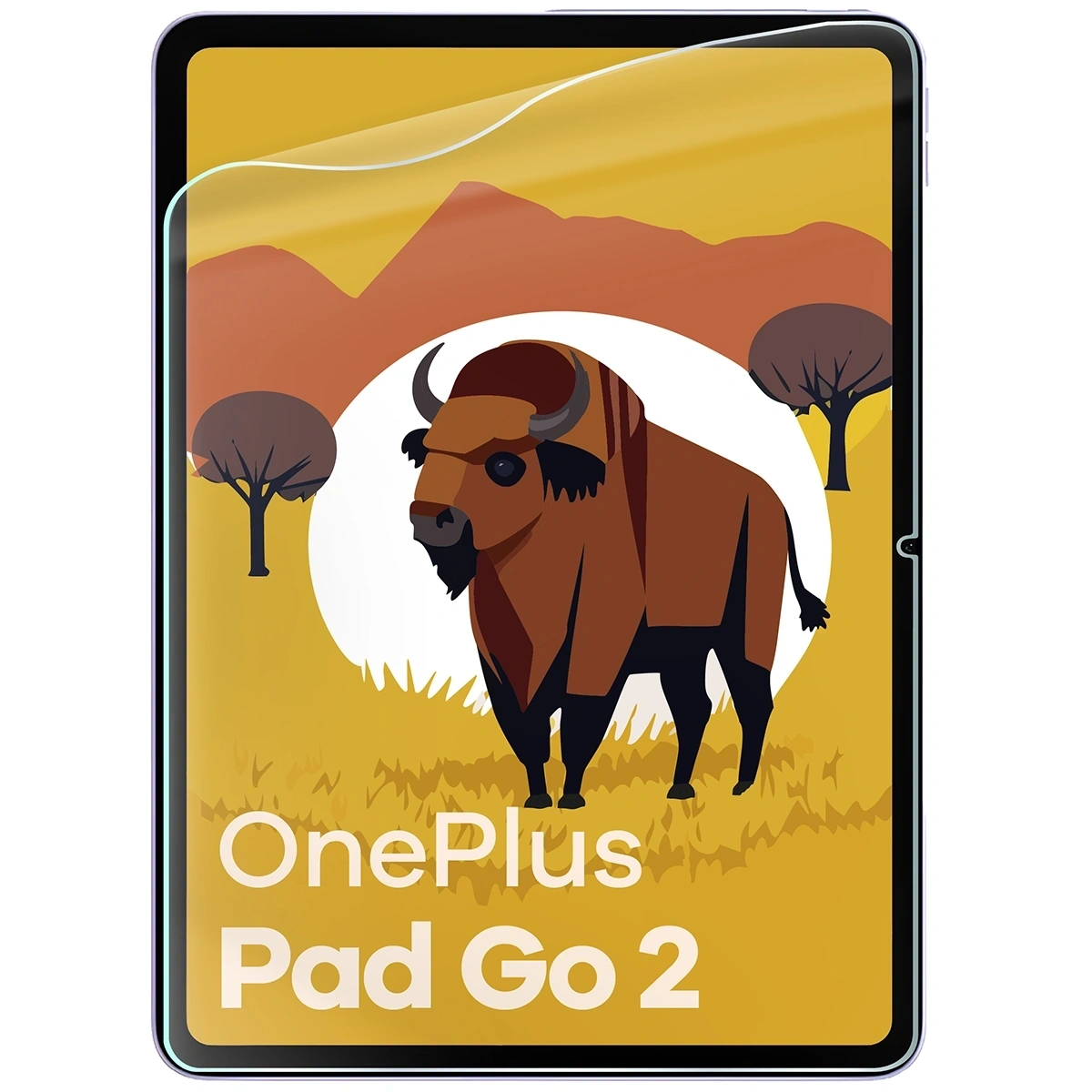 Folia imitująca papier Bizon Film Tab Papirus do Samsung Galaxy Tab S9 / S9 FE [2 PACK]