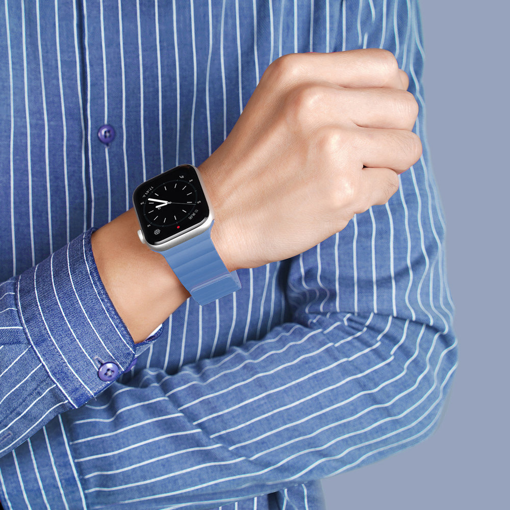 Dux Ducis Magnetic Strap Apple Watch 4/5/6/7/8/SE 40/41mm blue (Chain Version)