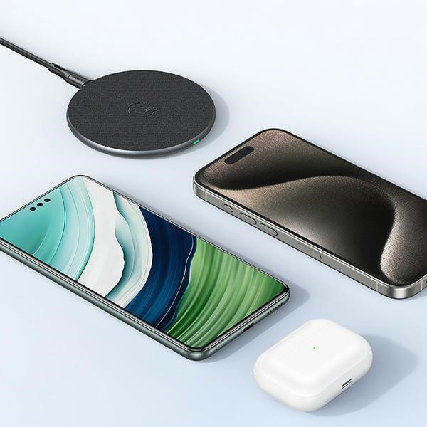 USAMS US-CD223 15W wireless charger black