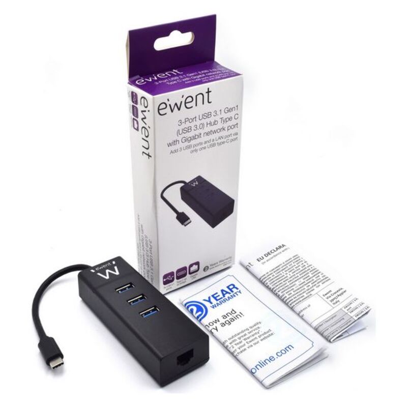 3 portowy HUB USB Eminent EW1141 USB 3.1