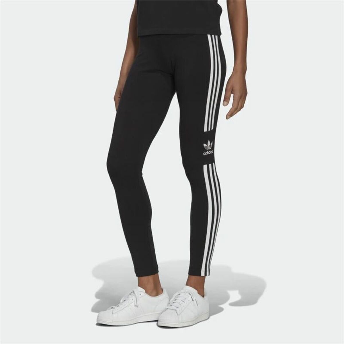 Sport leggings for Women Adidas Adicolor 3 Stripes Trefoil Black