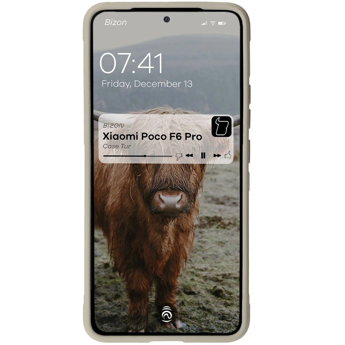 Bizon Case Tur Xiaomi Poco F6 Pro light grey