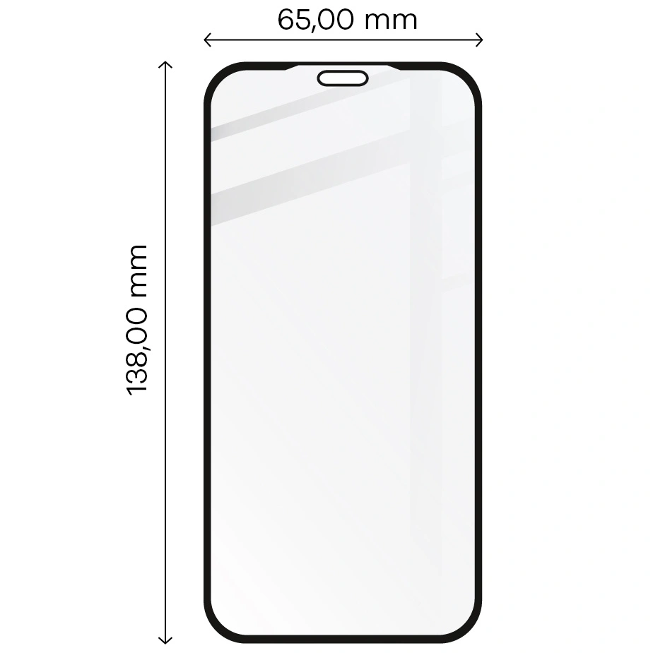 Bizon Glass Edge Apple iPhone 11 Pro / Xs black