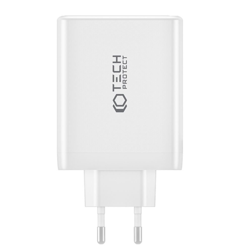 Tech-protect NC100W-GaN 4-port Network Charger PD 100W QC 3.0 White