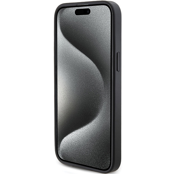 Guess GUHCP14XPG4GPK Apple iPhone 14 Pro Max hardcase 4G Triangle Metal Logo black