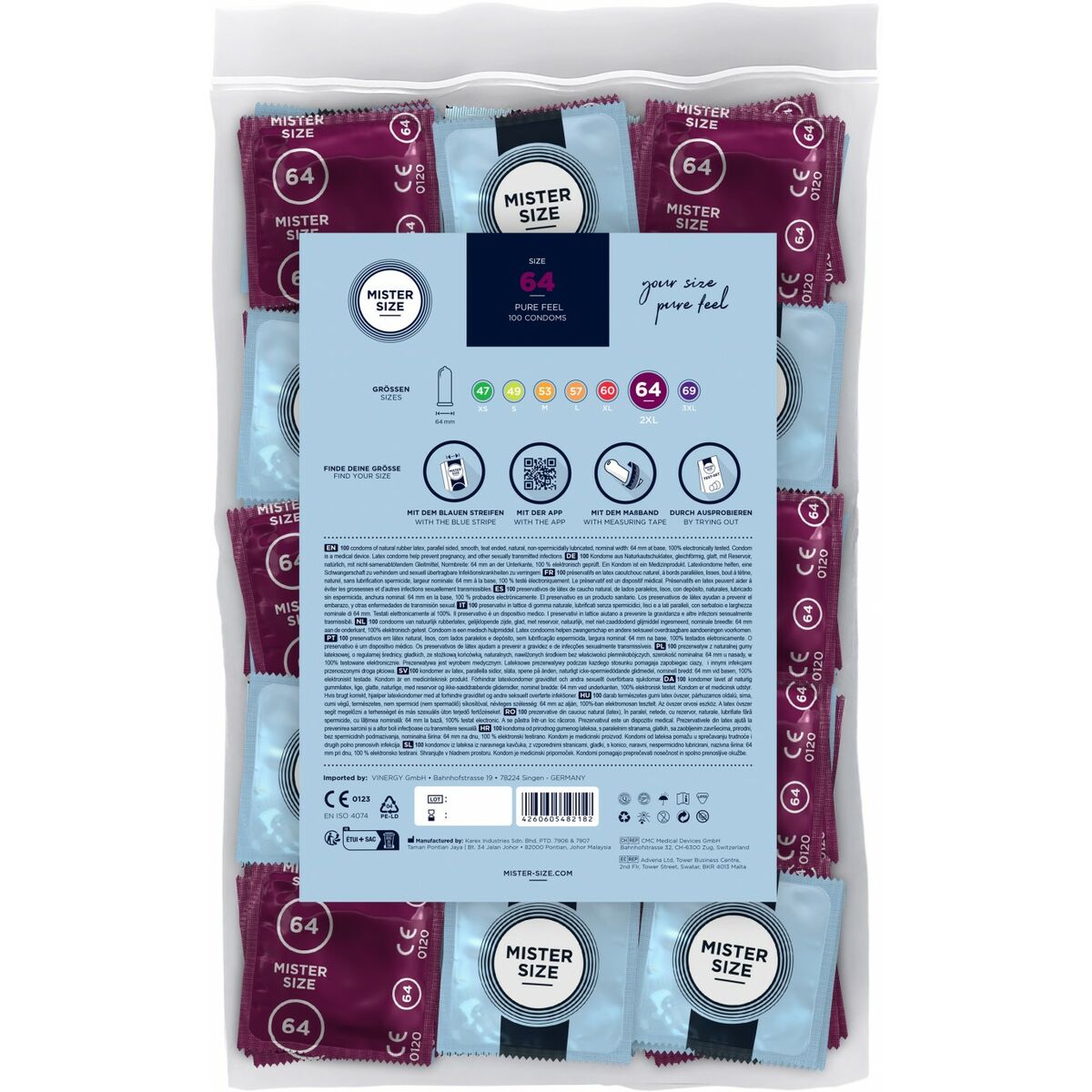Condoms Mister Size 100 Units