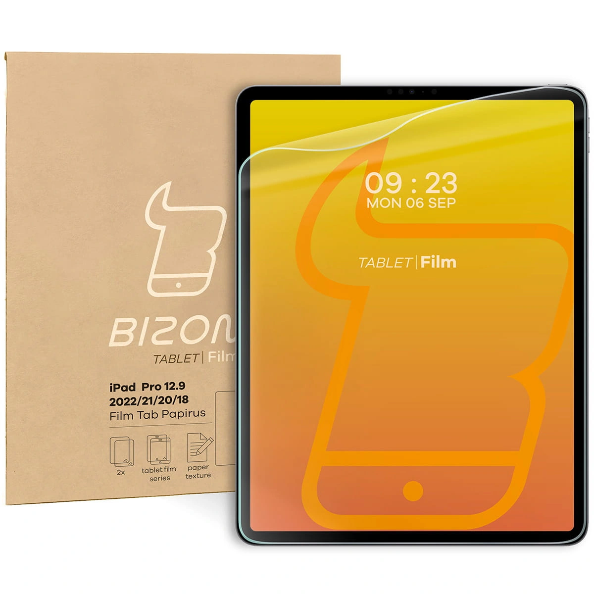 Bizon Film Tab Papirus Apple iPad Pro 12.9 2022/2021/2020/2018 [2 PACK]