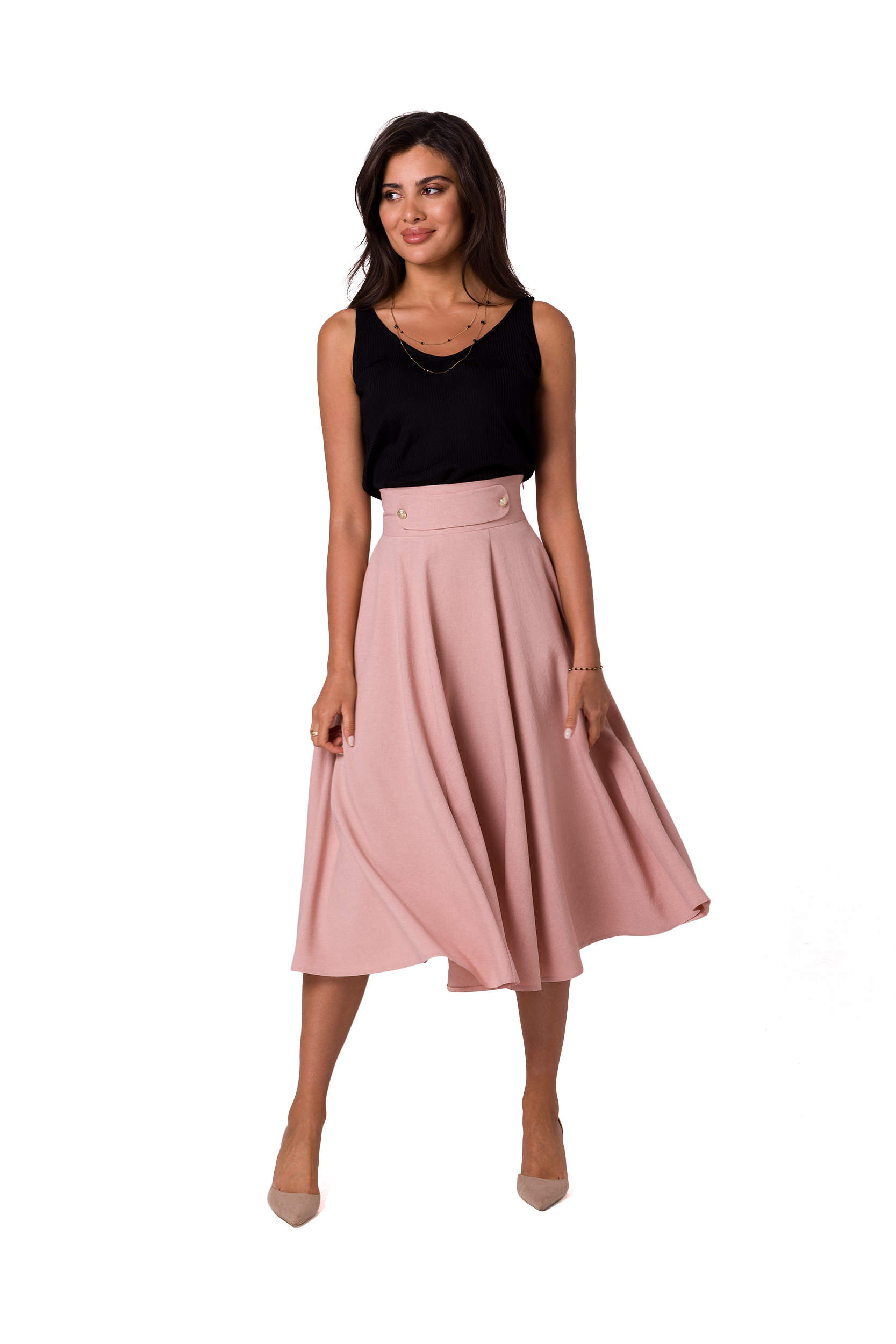  Skirt model 177938 BeWear  pink