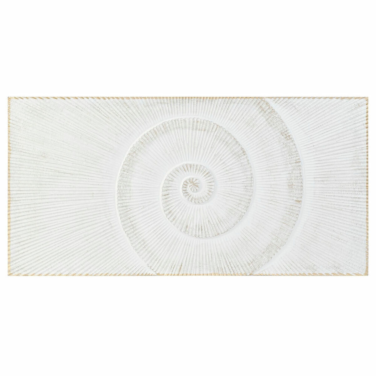 Headboard DKD Home Decor 160 x 3,5 x 80 cm Golden White MDF Wood