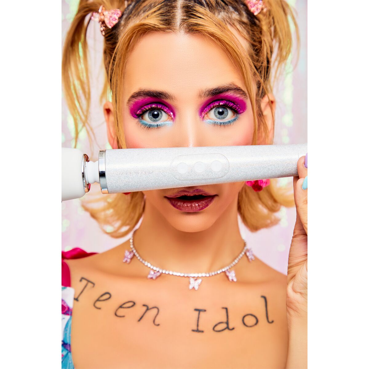 Vibrator Le Wand All That Glimmers Set White Vibrator Le Wand All That Glimmers Set White