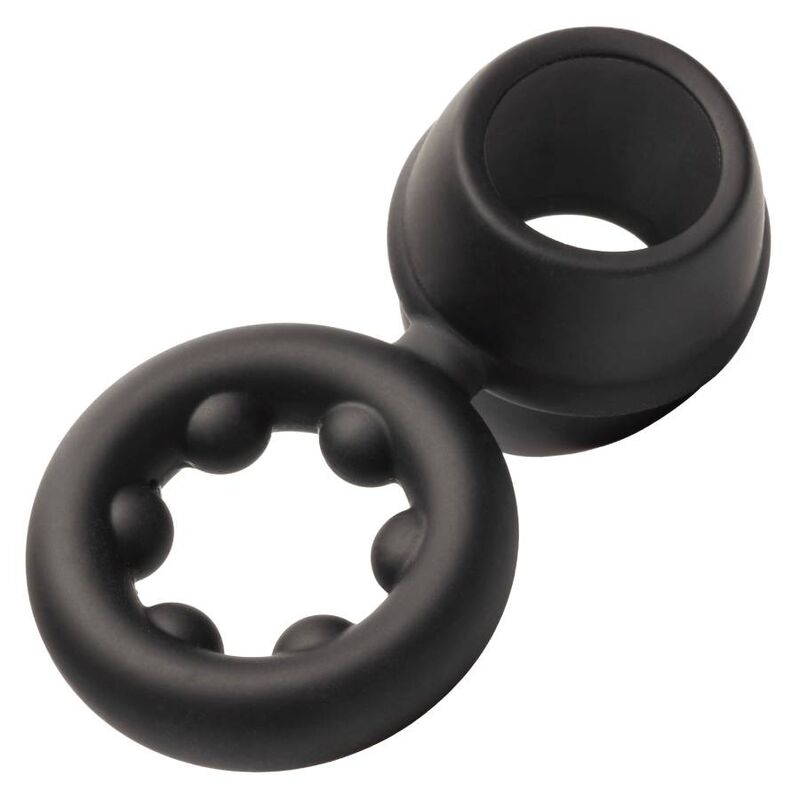CALIFORNIA EXOTICS ALPHA DUAL MAGNUM RING BLACK