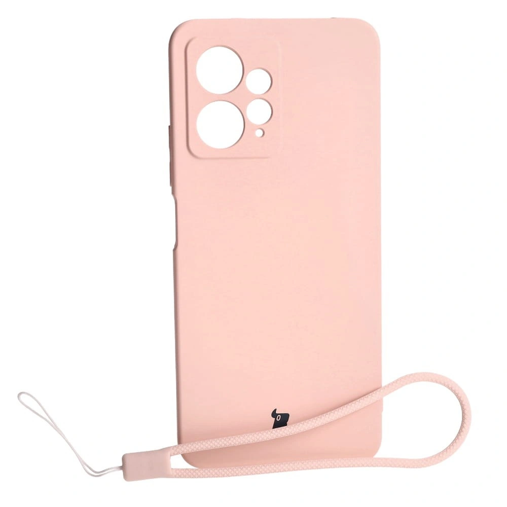 Bizon Case Silicone Xiaomi Redmi Note 12 4G light pink