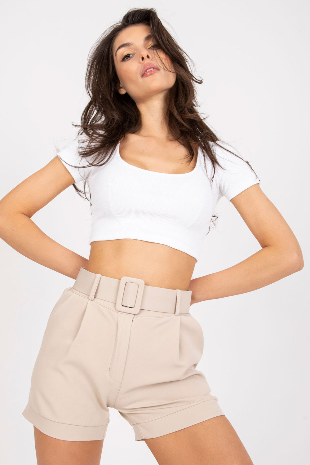  Shorts model 166320 Italy Moda  beige