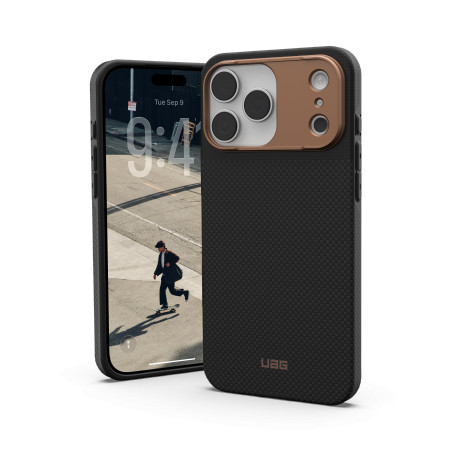 Etui UAG Urban Armor Gear Fibr Armr MagSafe do Apple iPhone 17 Pro Max (kevlar graphite / bronze)
