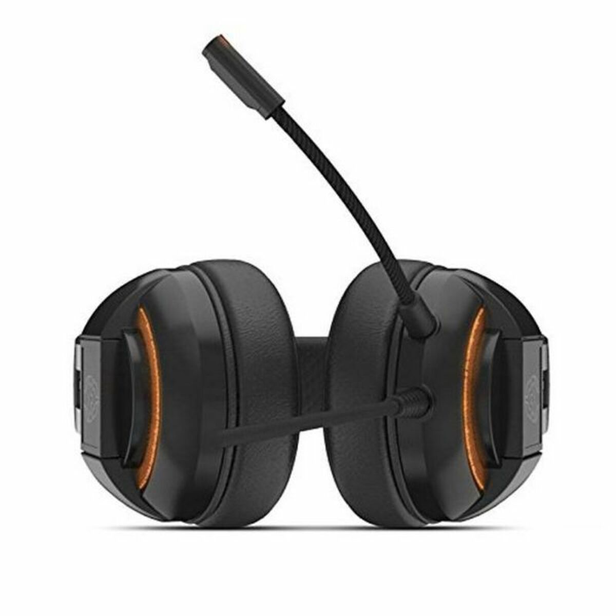Gaming Headset with Microphone Krom NXKROMKDE Black Black/Orange