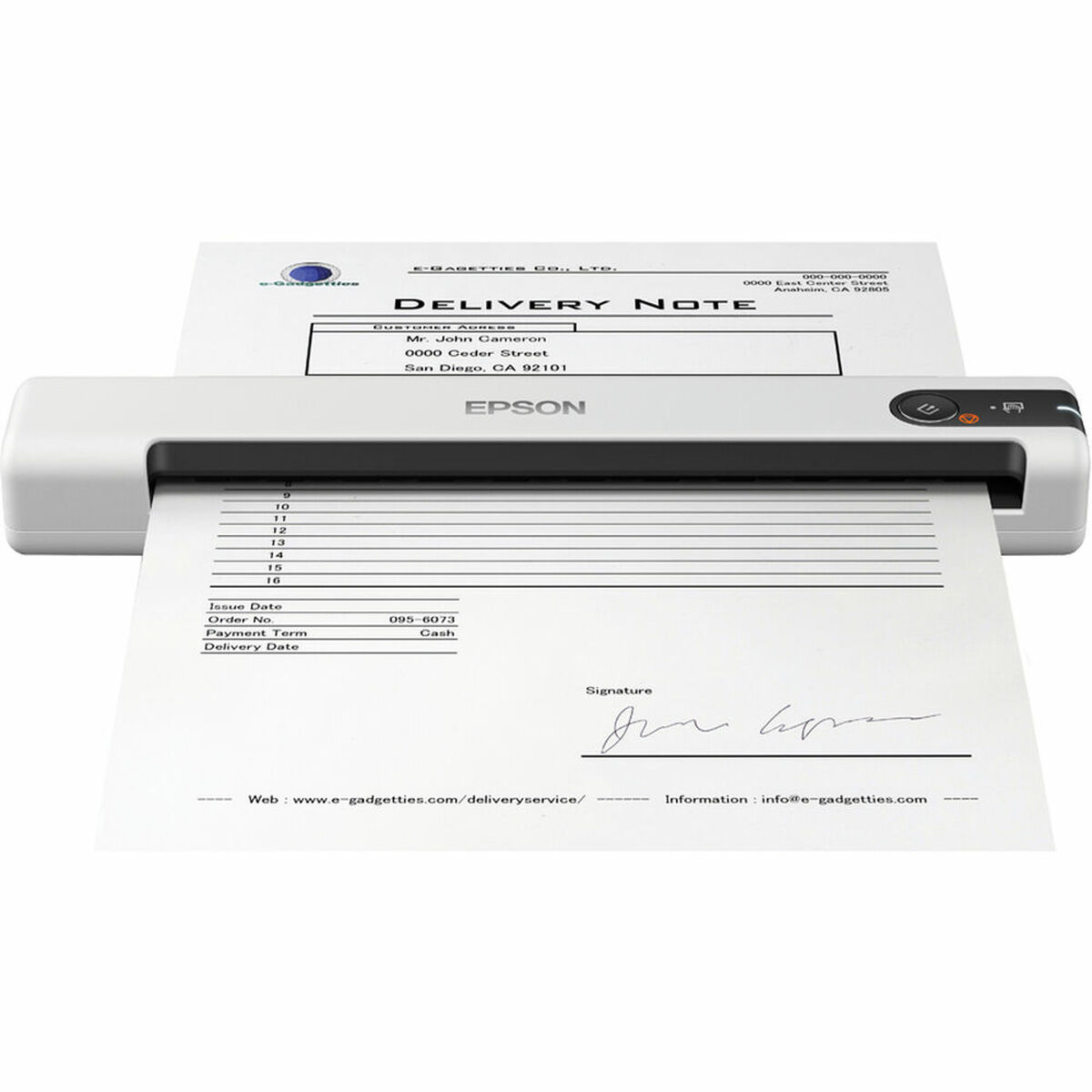 Portable Scanner Epson B11B252402 600 dpi USB 2.0