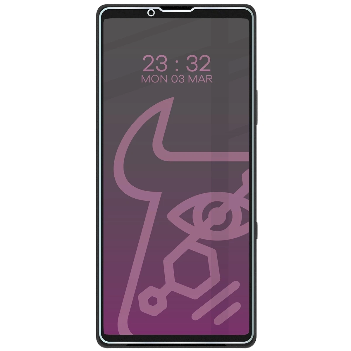 Prywatyzujące szkło hybrydowe Bizon Glass Mule Shadow do Sony Xperia 10 VII matowe