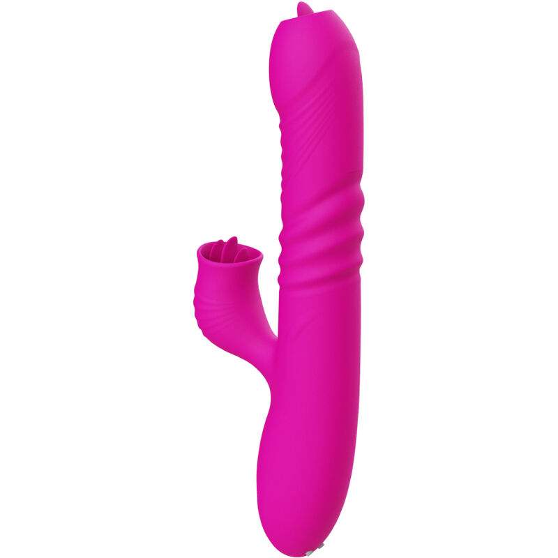 ARMONY - FANNY MULTIFUNCTION DOUBLE TONGUE VIBRATOR FUCHSIA HEAT EFFECT