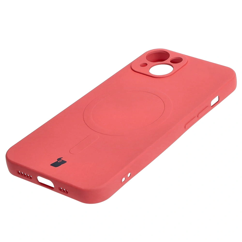 Bizon Case Silicone Magnetic Apple iPhone 13 dirty pink