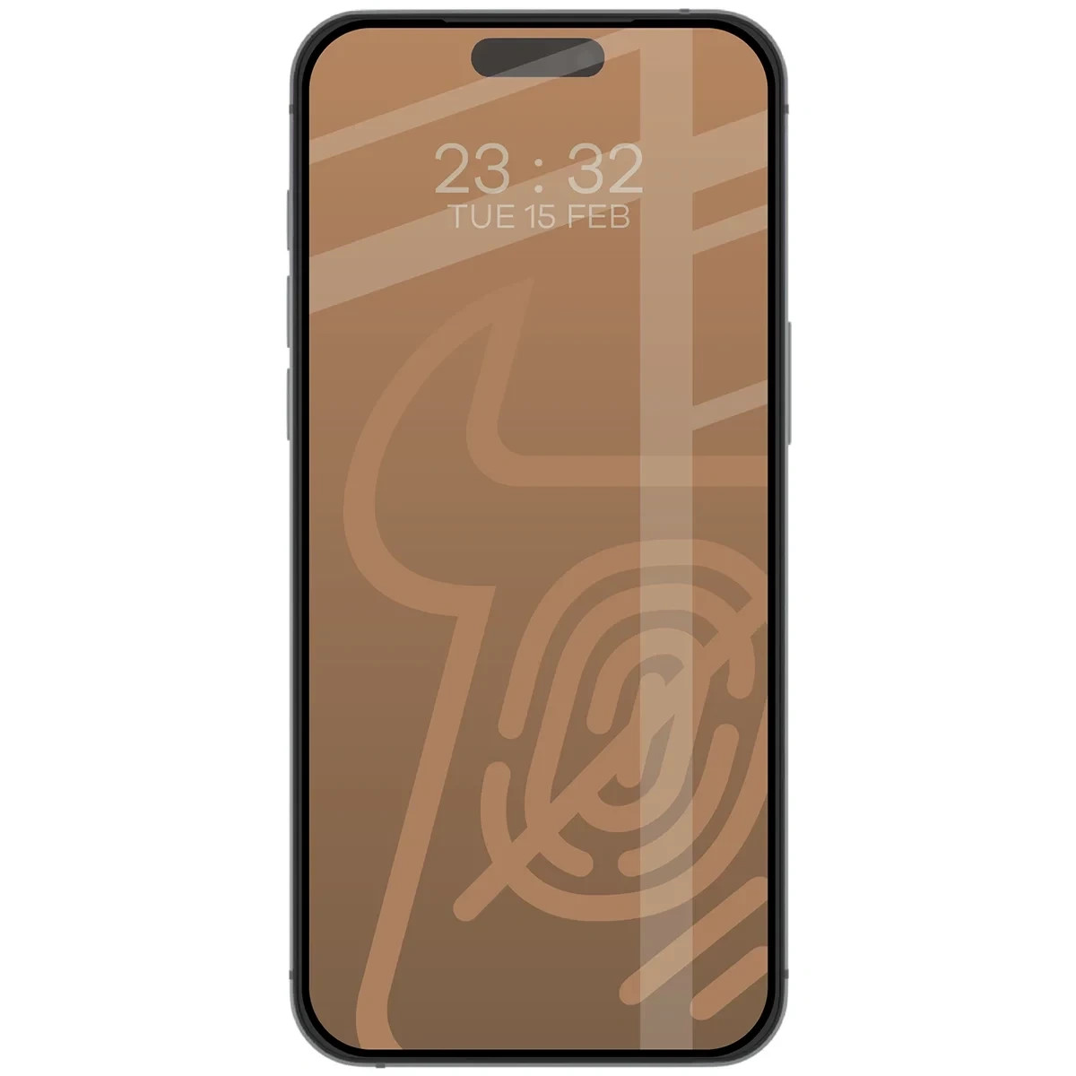 Matowe szkło hartowane Bizon Glass Matte do Apple iPhone 17 Pro Max, czarna ramka