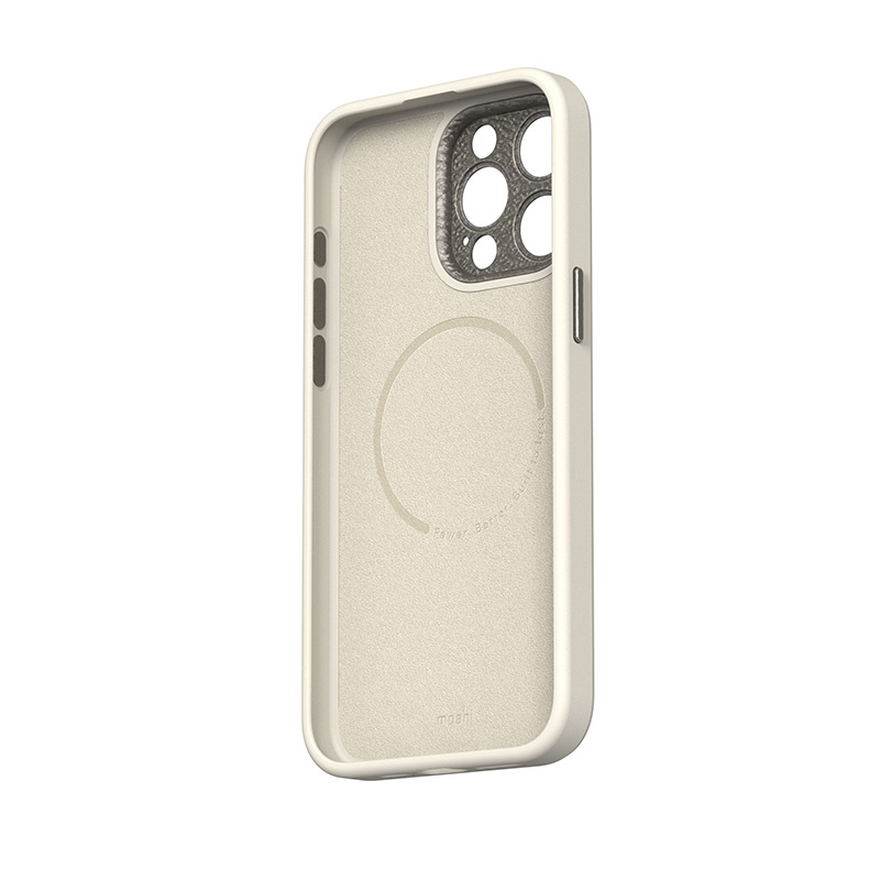 Moshi Napa MagSafe Apple iPhone 15 Pro Max (Eggnog White)