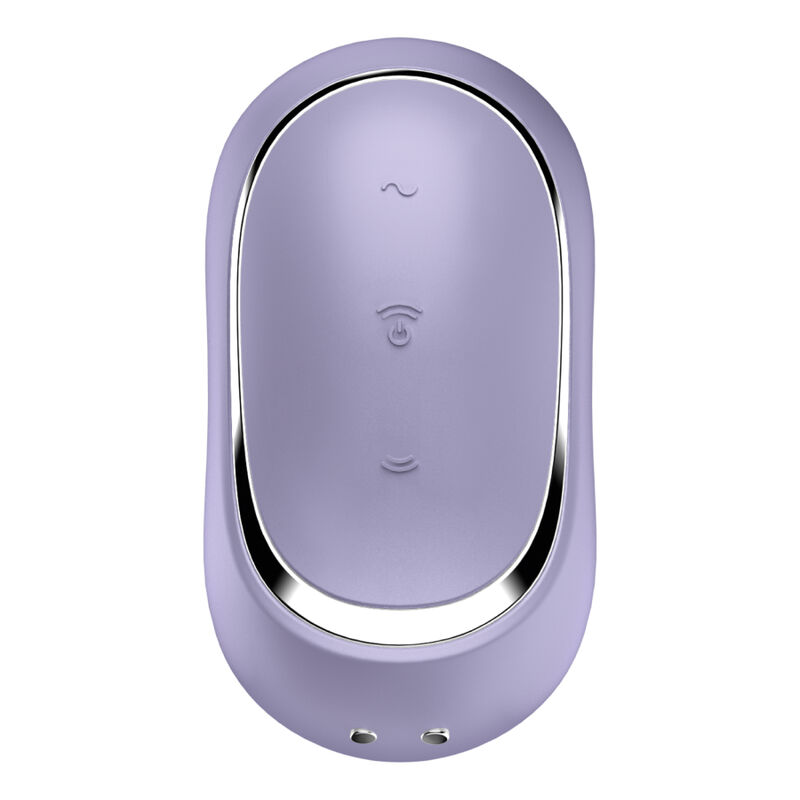 SATISFYER PRO TO GO 2 DOUBLE AIR PULSE STIMULATOR & VIBRATOR - VIOLET
